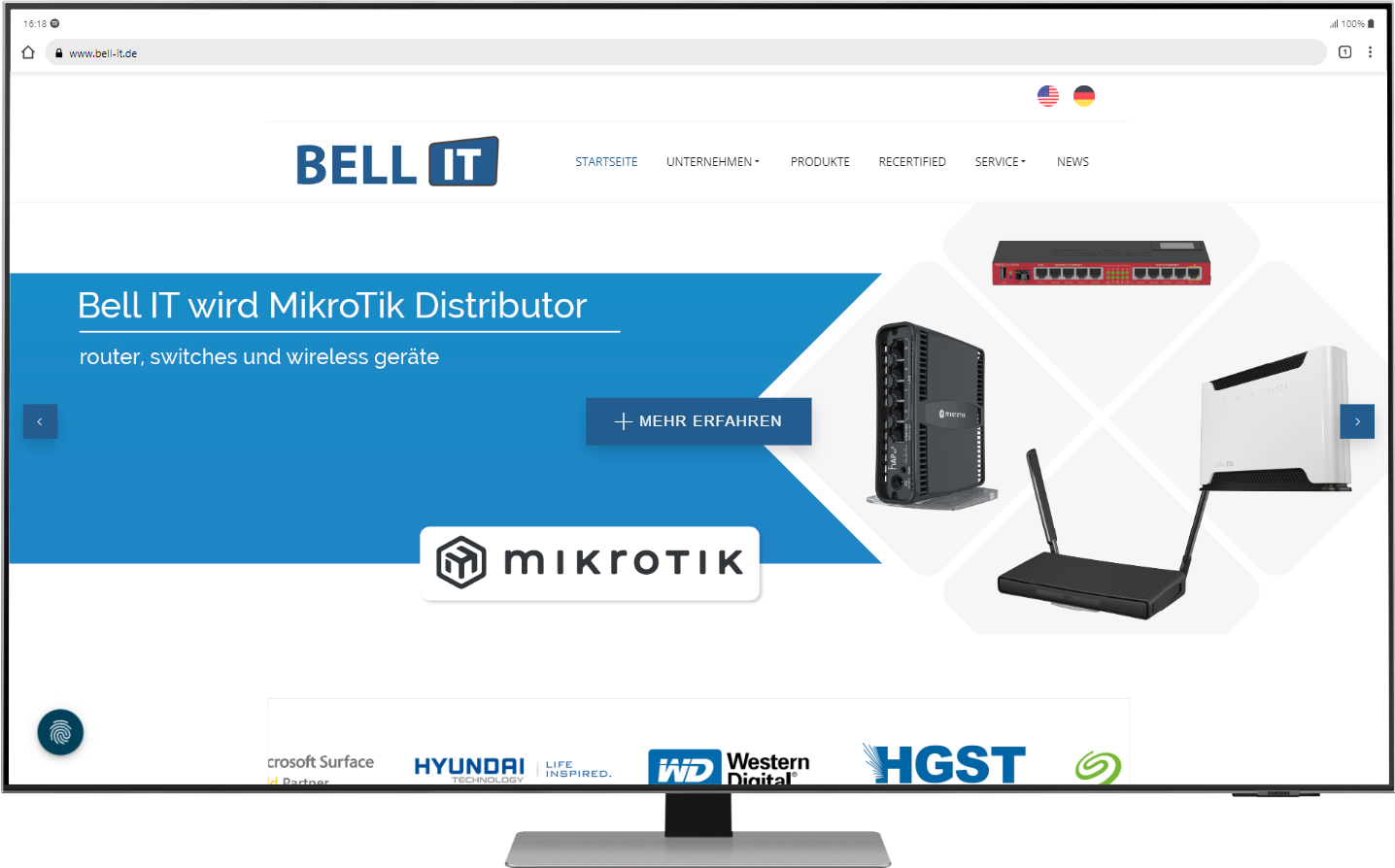 Website Desktop