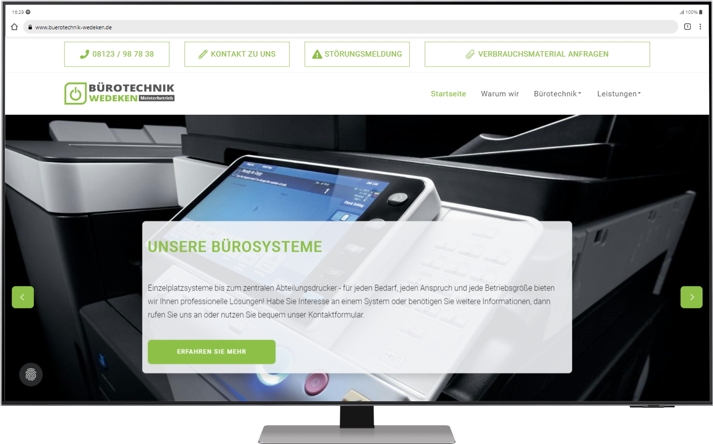 Website Desktop