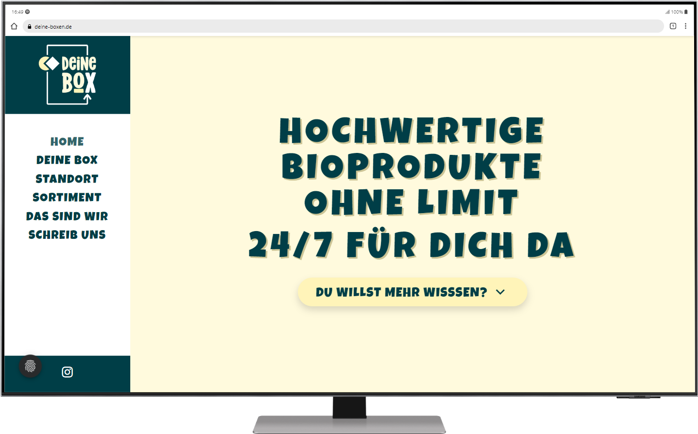 Website Deine Boxen