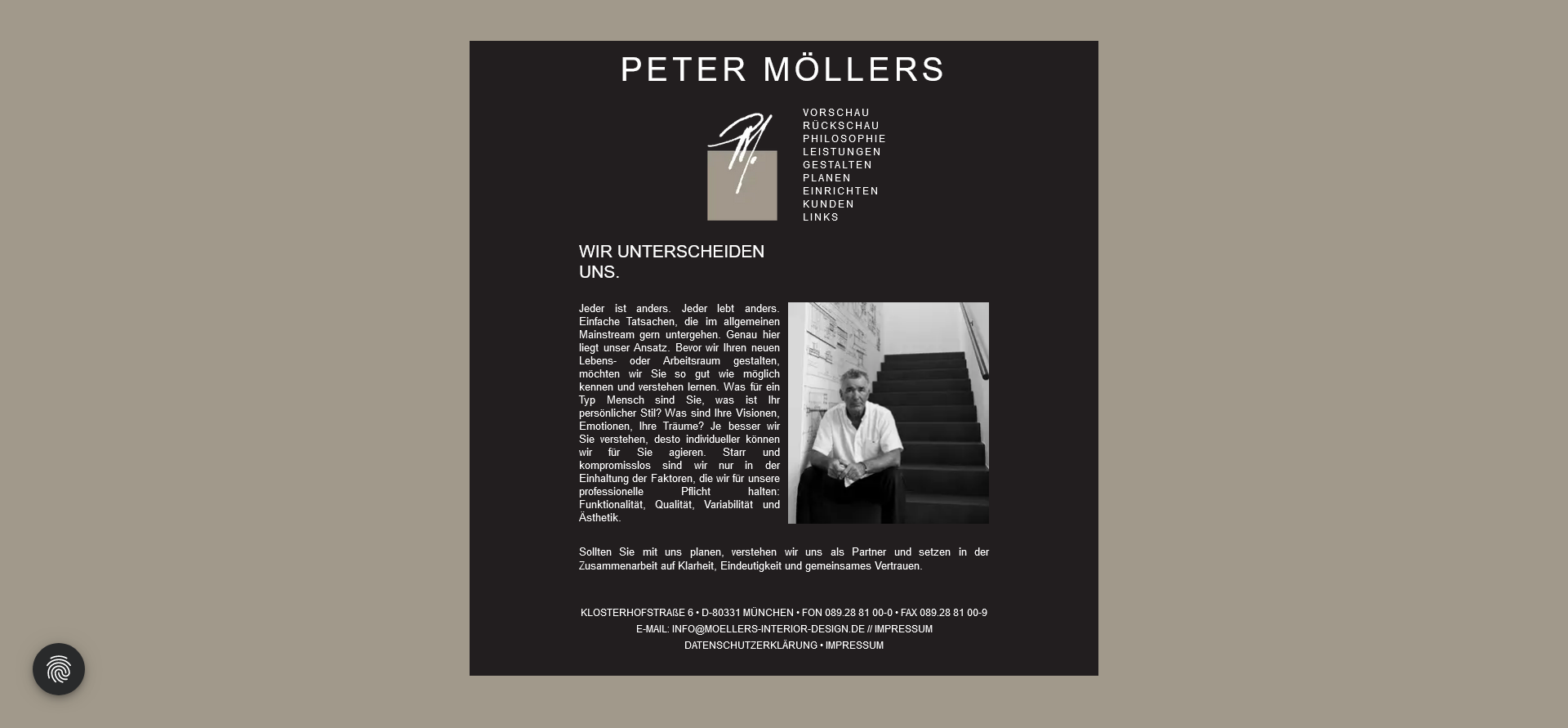 Website Peter Möllers