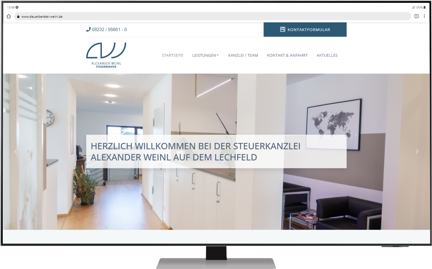 Website Steuerberater Weinl