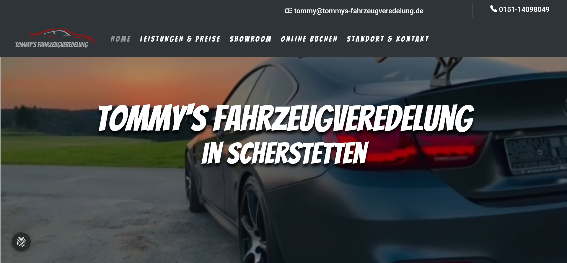 Website Tommys Fahrzeugveredelung